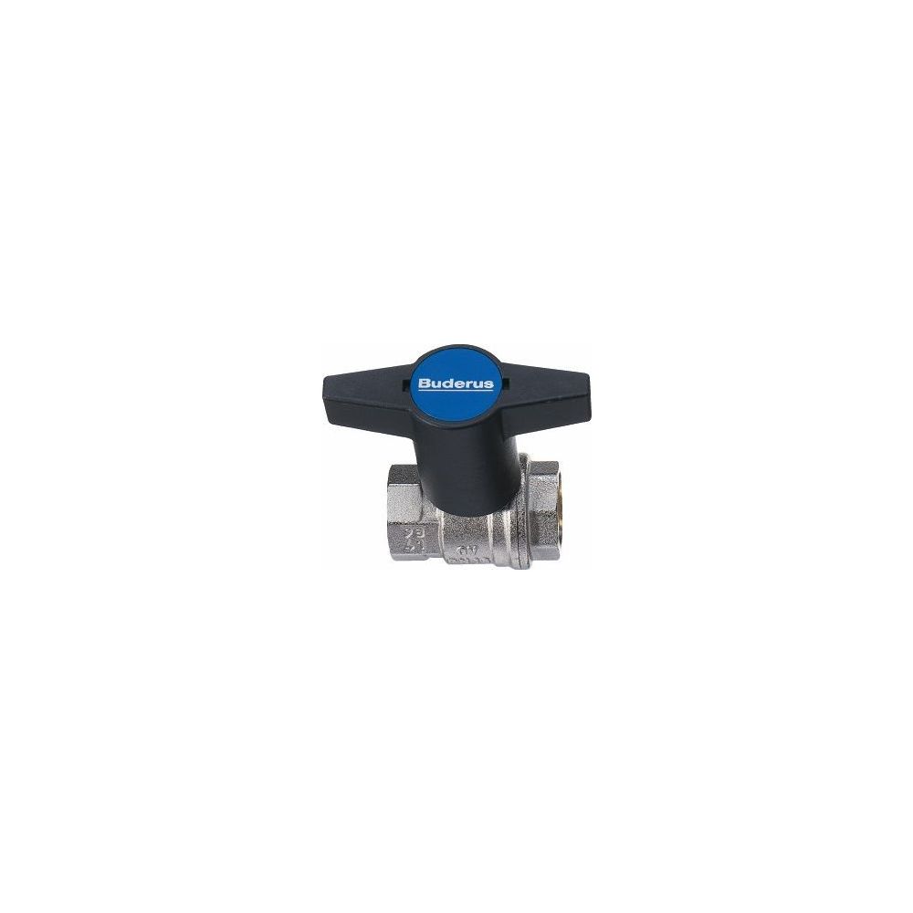 Buderus Logafix VPE KH PN 16, Messing vernickelt 1 1/4" beiderseits Innengewinde... BUDERUS-7739611079 4057749929006 (Abb. 1)
