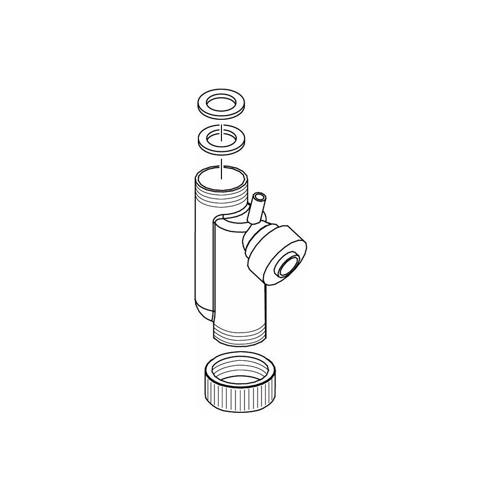 Buderus Siphon 50mm Sperrhöhe, 63044166... BUDERUS-63044166 4047416078861 (Abb. 1)