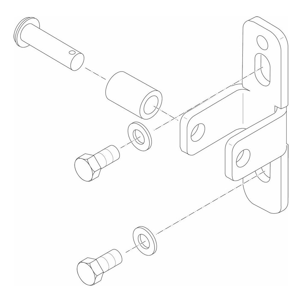 Buderus TürVerschluss komplett, 8718592629... BUDERUS-8718592629 4054925189247 (Abb. 1)