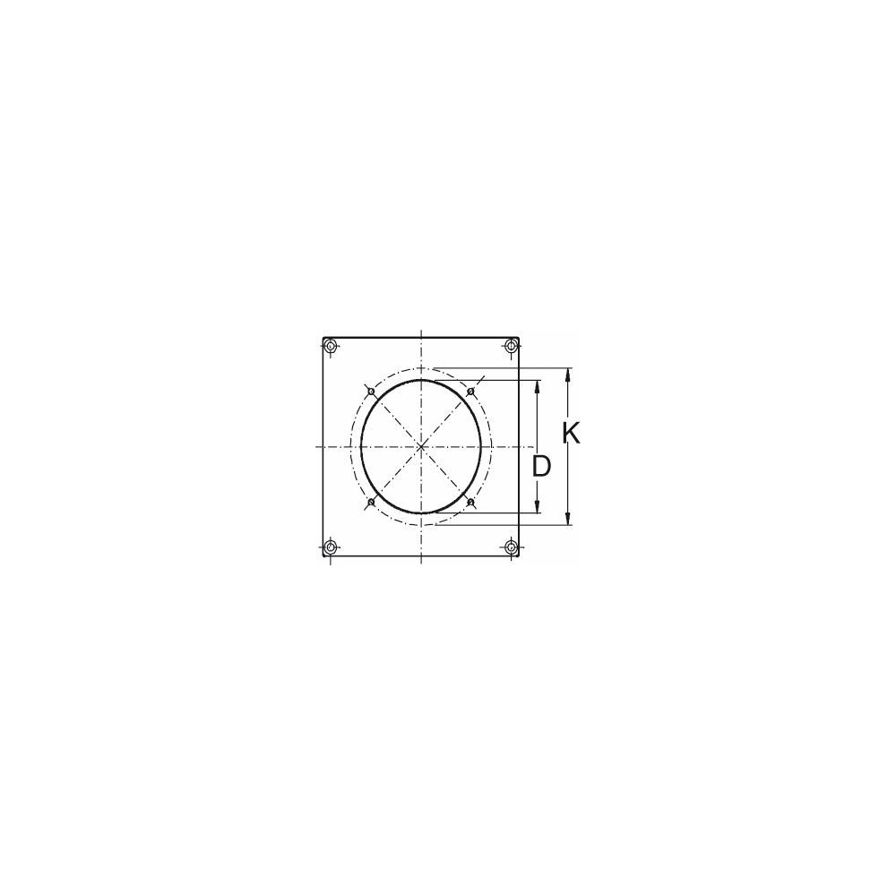 Buderus Brennerplatte GE515, 320x320mm Brennerloch 160, Lochkreis 224, M8... BUDERUS-63026869 4010009180203 (Abb. 1)