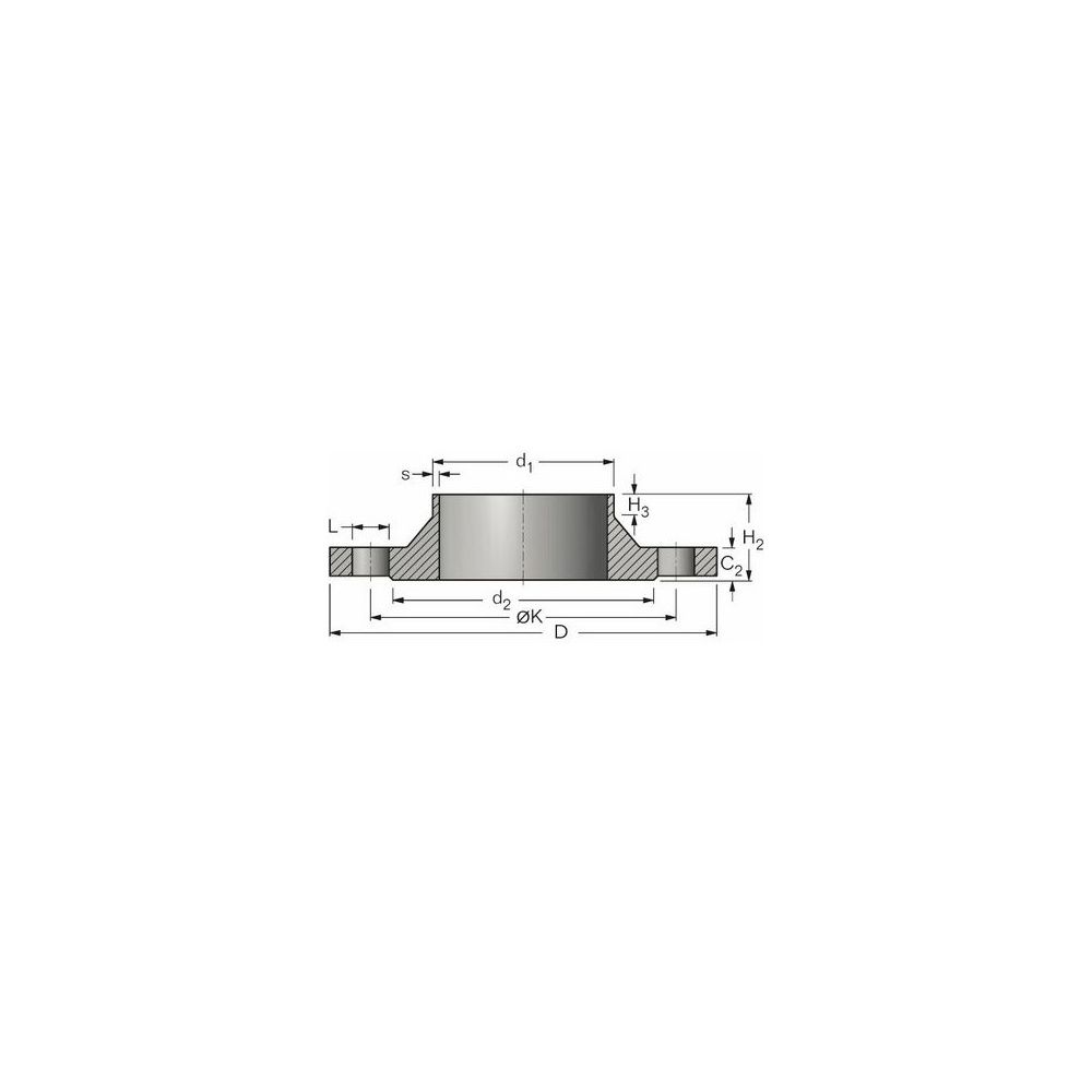 Buderus Vorschweißflansch PN 16, DN 125, 139,7mm, EN 1092-1 Typ 11, Werkstoff-Nr. 1... BUDERUS-7738321010 4054925698466 (Abb. 1)