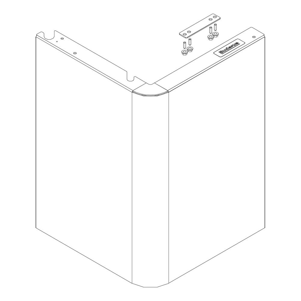 Buderus Frontblende unten Versura, Schwarz... BUDERUS-8738803731 4057749185273 (Abb. 1)