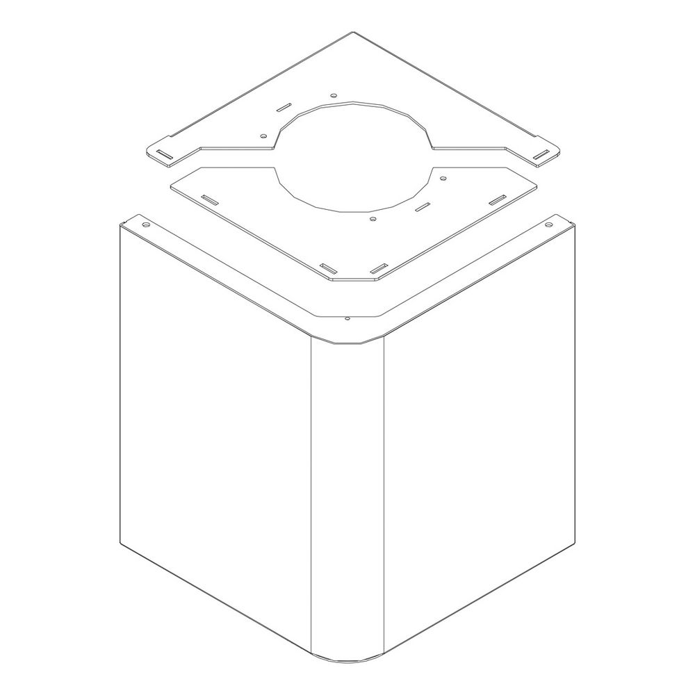 Buderus Frontblech oben Versura, Stahlgrau... BUDERUS-8738803734 4057749185303 (Abb. 1)