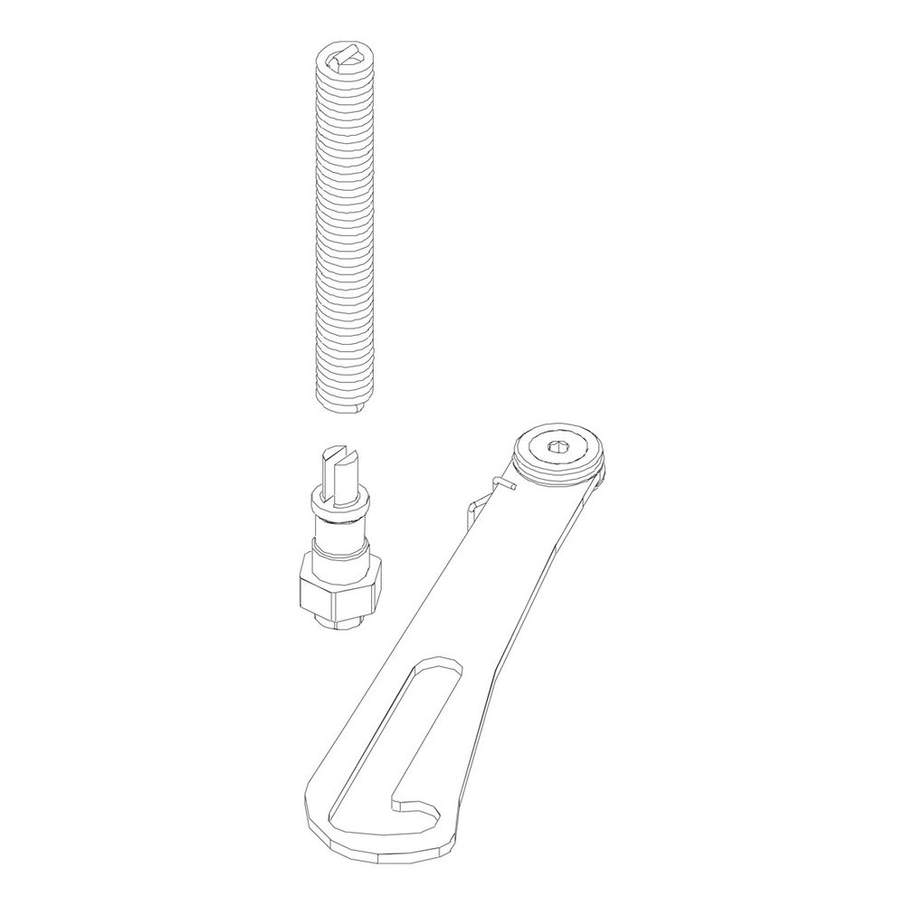 Buderus Türzugfeder mit Türarretierung komplett, 8738803750... BUDERUS-8738803750 4057749185464 (Abb. 1)