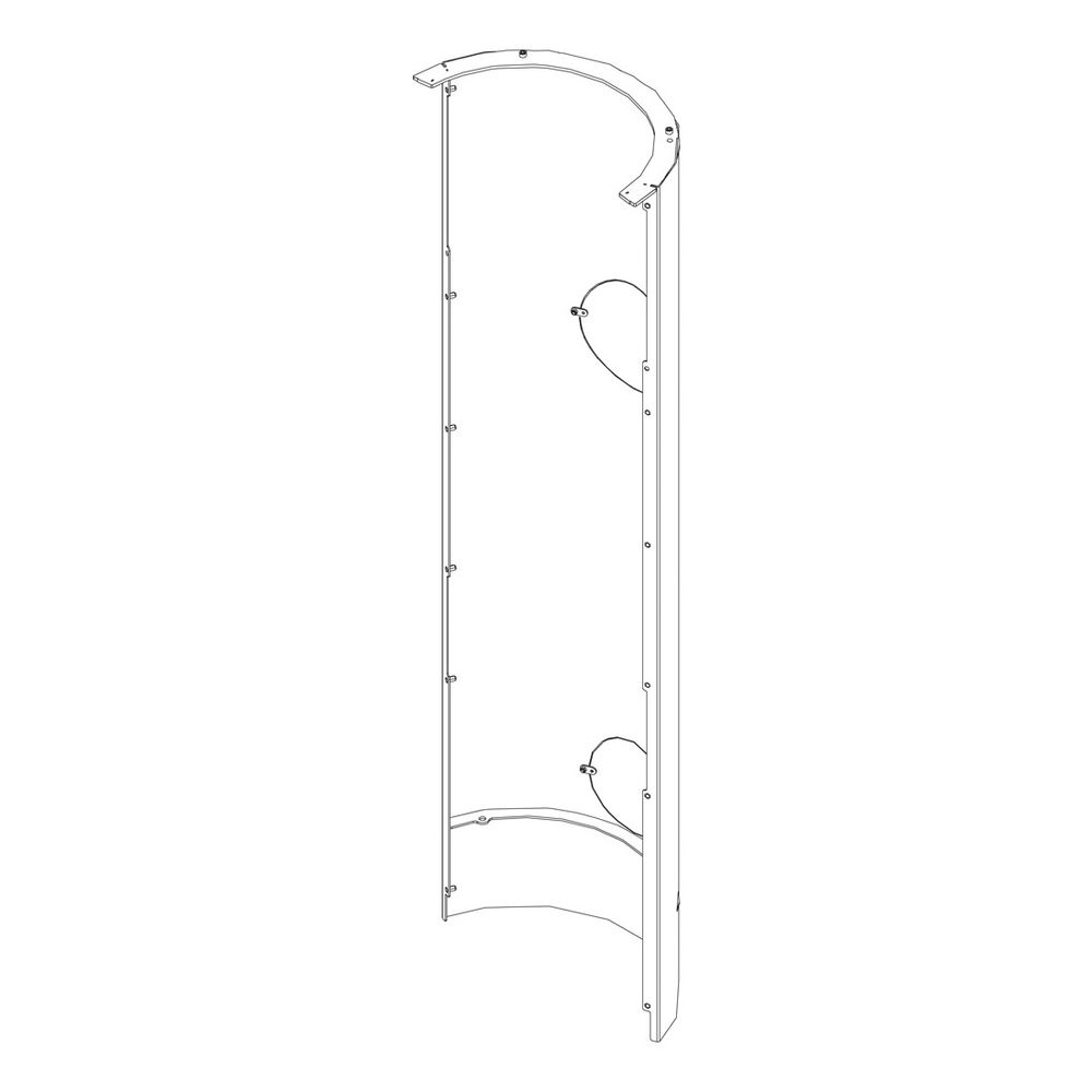 Buderus Rückwand Columna, Schwarz... BUDERUS-8738803778 4057749185747 (Abb. 1)