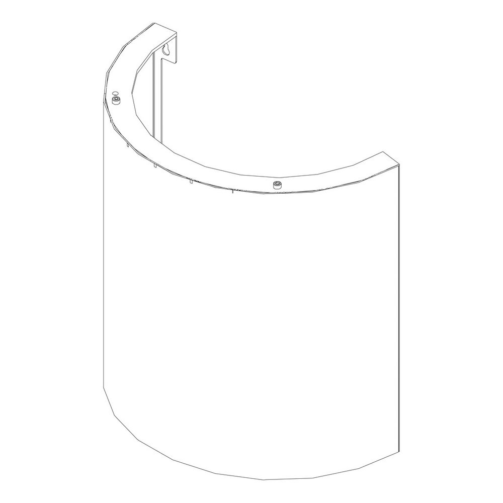 Buderus Frontblech oben Columna, Braun... BUDERUS-8738803786 4057749185822 (Abb. 1)