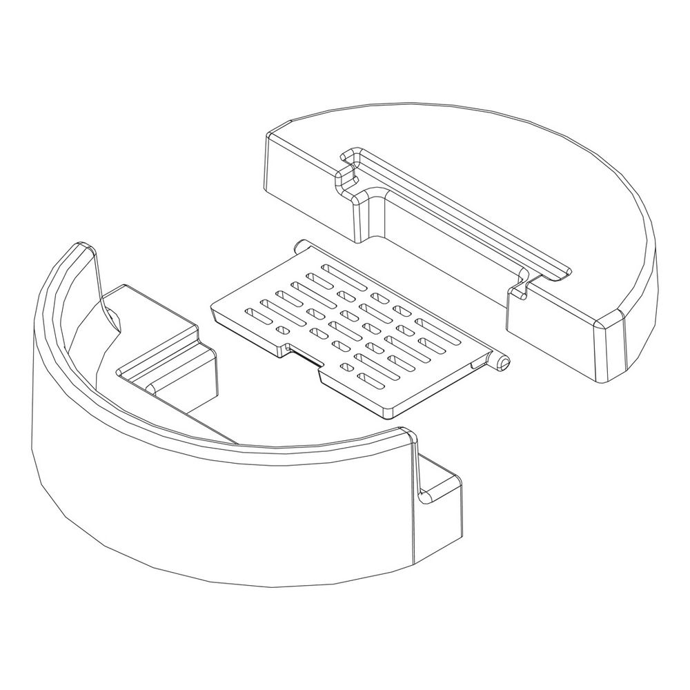 Buderus Set Brennraumauskleidung Columna unten, 8738803803... BUDERUS-8738803803 4057749185990 (Abb. 1)