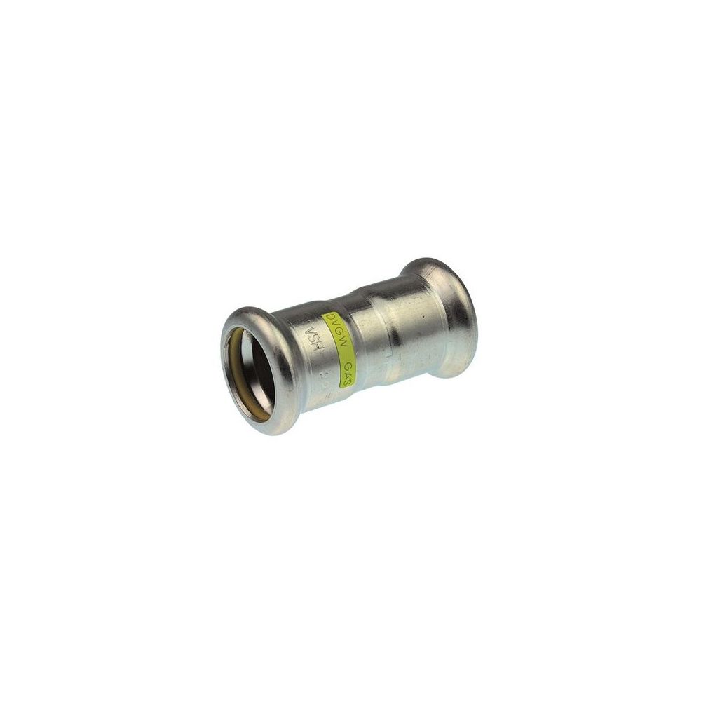 Buderus Logafix Edelstahl Gas Muffe Innen/Innen 35mm mit M-Presskontur... BUDERUS-7738327542 4057749642691 (Abb. 1)