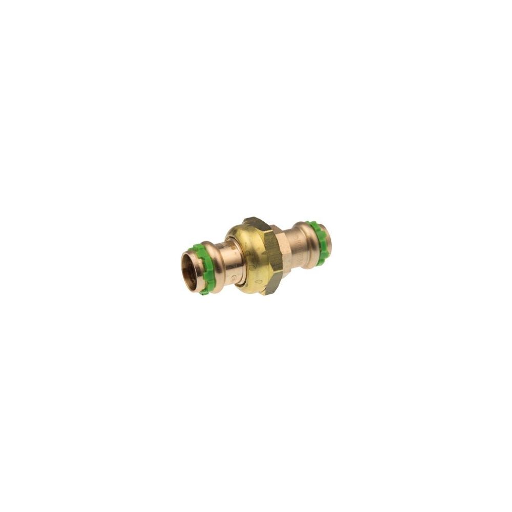 Buderus Logafix Rotguss Durchgangsverschraubung Innen/Innengewinde 54mm mit V-Kontu... BUDERUS-7738327053 4057749639271 (Abb. 1)
