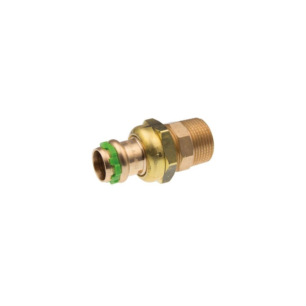 Buderus Logafix Rotguss Durchgangsverschraubung Innen/Außengewinde flach 42mm x R 1... BUDERUS-7738327065 4057749639394 (Abb. 1)