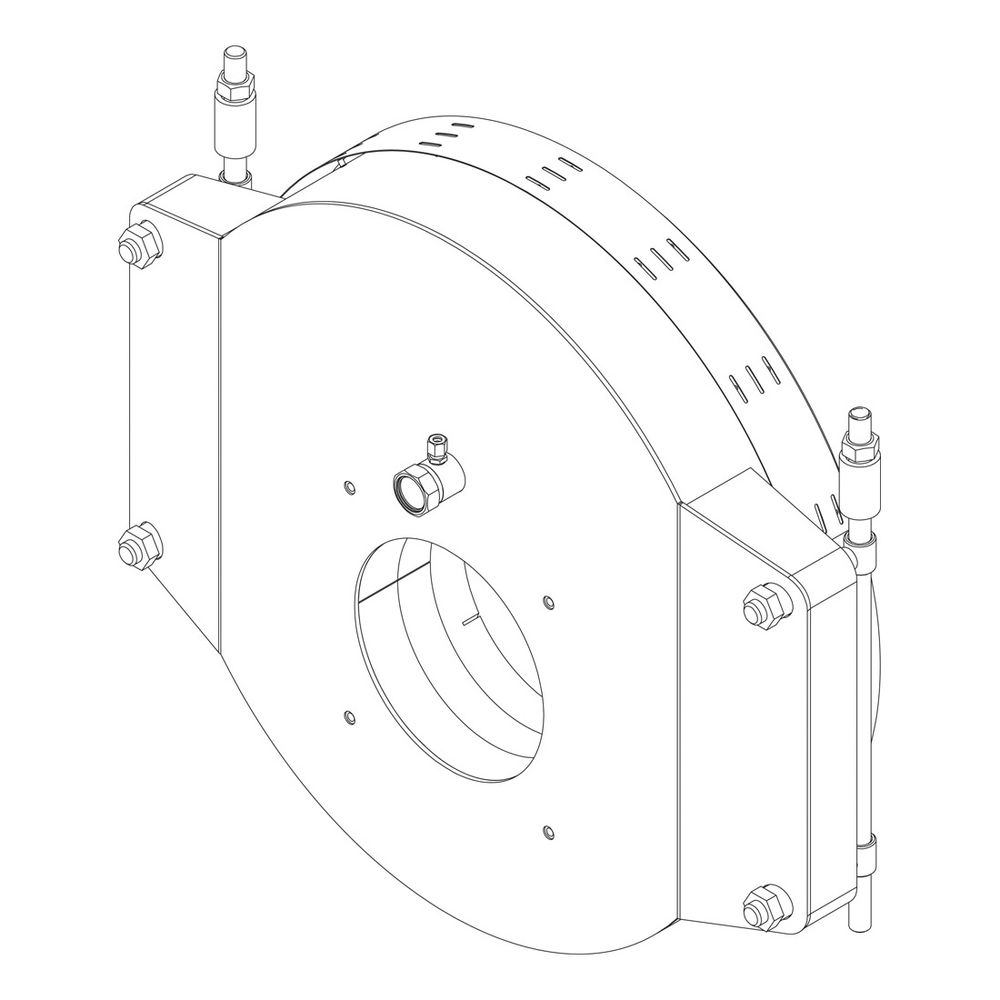 Buderus Brennertür 500-600kW, Anthrazitgrau... BUDERUS-8738105295 4057749402004 (Abb. 1)