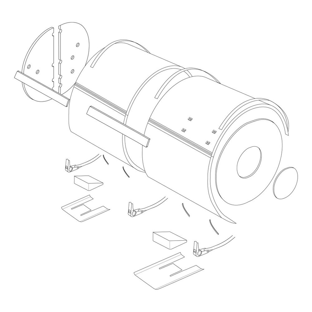 Buderus Isolierung für LT750 einzel komplett... BUDERUS-7735501523 4057749660992 (Abb. 1)