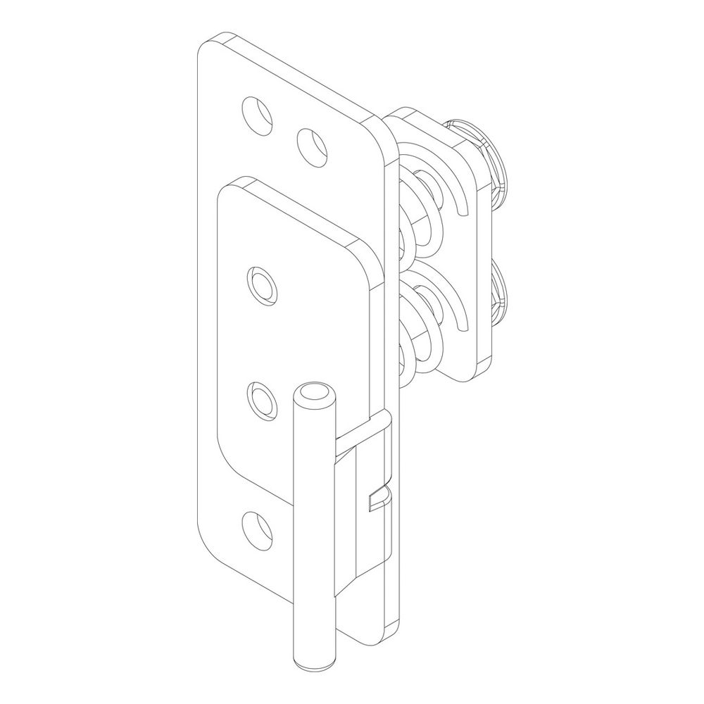 Buderus Scharniere für Feuerraumtür, 8732920445... BUDERUS-8732920445 4057749797797 (Abb. 1)