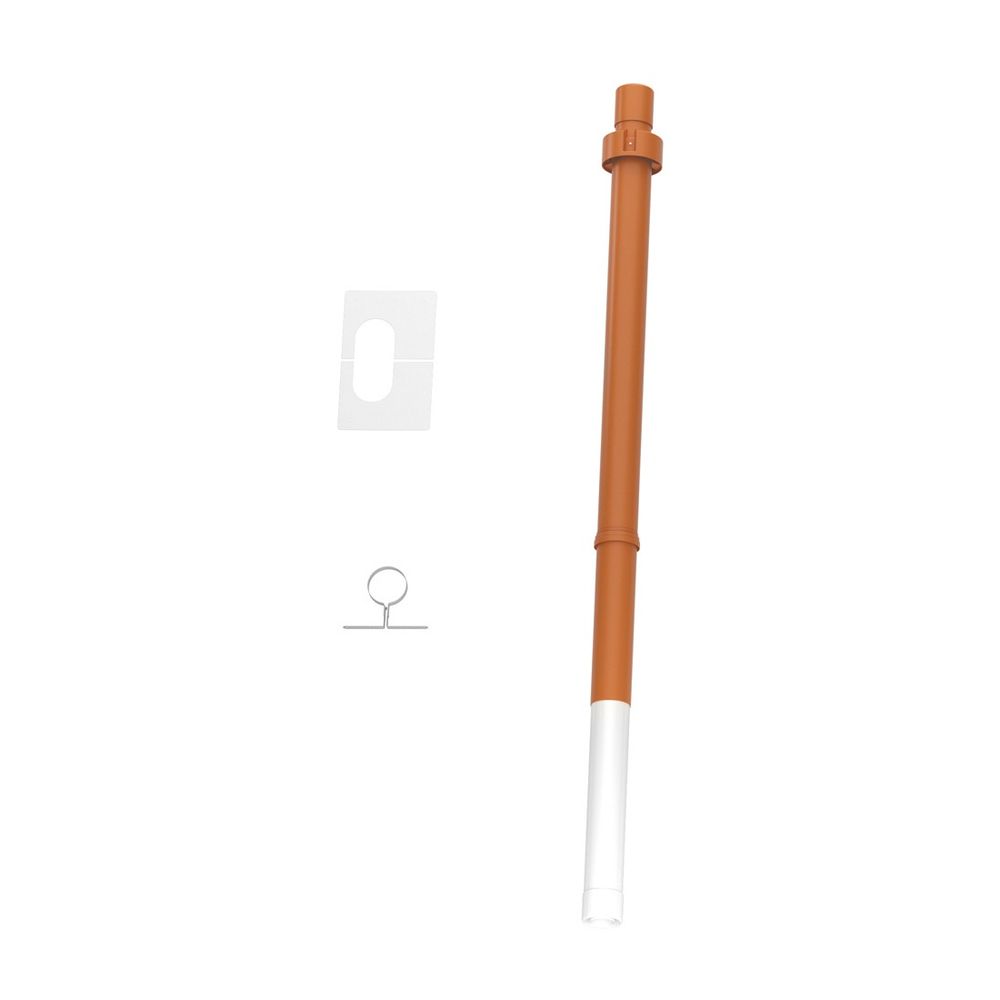 Buderus Grundbausatz DO, d. 80/125mm 1,5m Dachdurchführung, Rot... BUDERUS-7738112573 4057749828491 (Abb. 1)