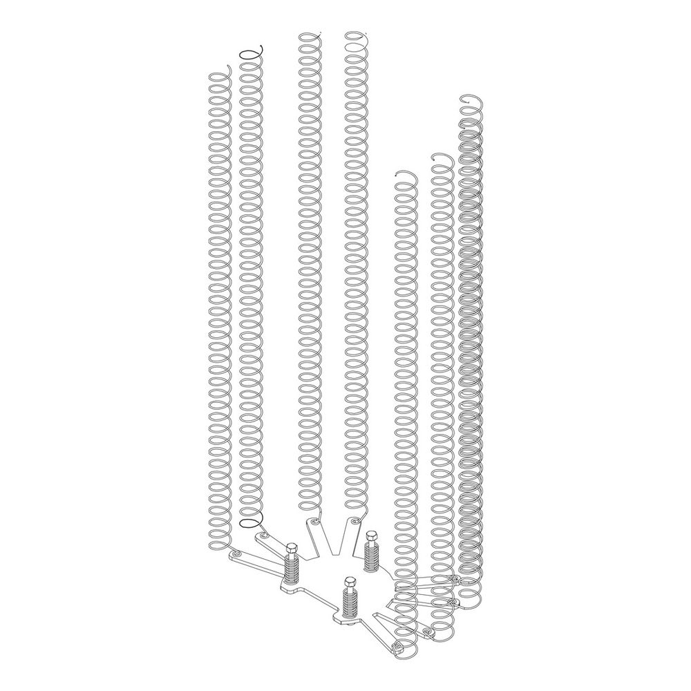 Buderus Turbulatoren Federsatz komplett... BUDERUS-8732919582 4057749788702 (Abb. 1)