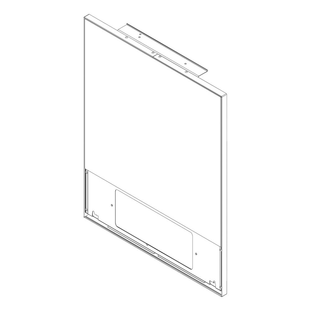 Buderus Vorderwand Bu oben aus Glas Schwarz, 8738211377... BUDERUS-8738211377 4057749968111 (Abb. 1)