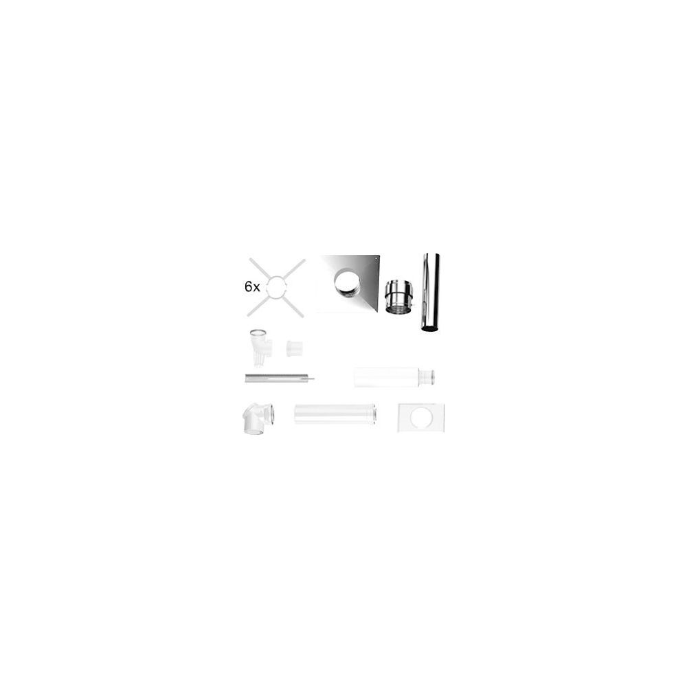 Buderus Grundbausatz GA-K, d. 80/125mm Edelstahl für Wärmeerzeuger mit KAS nach obe... BUDERUS-7738112547 4057749779786 (Abb. 1)