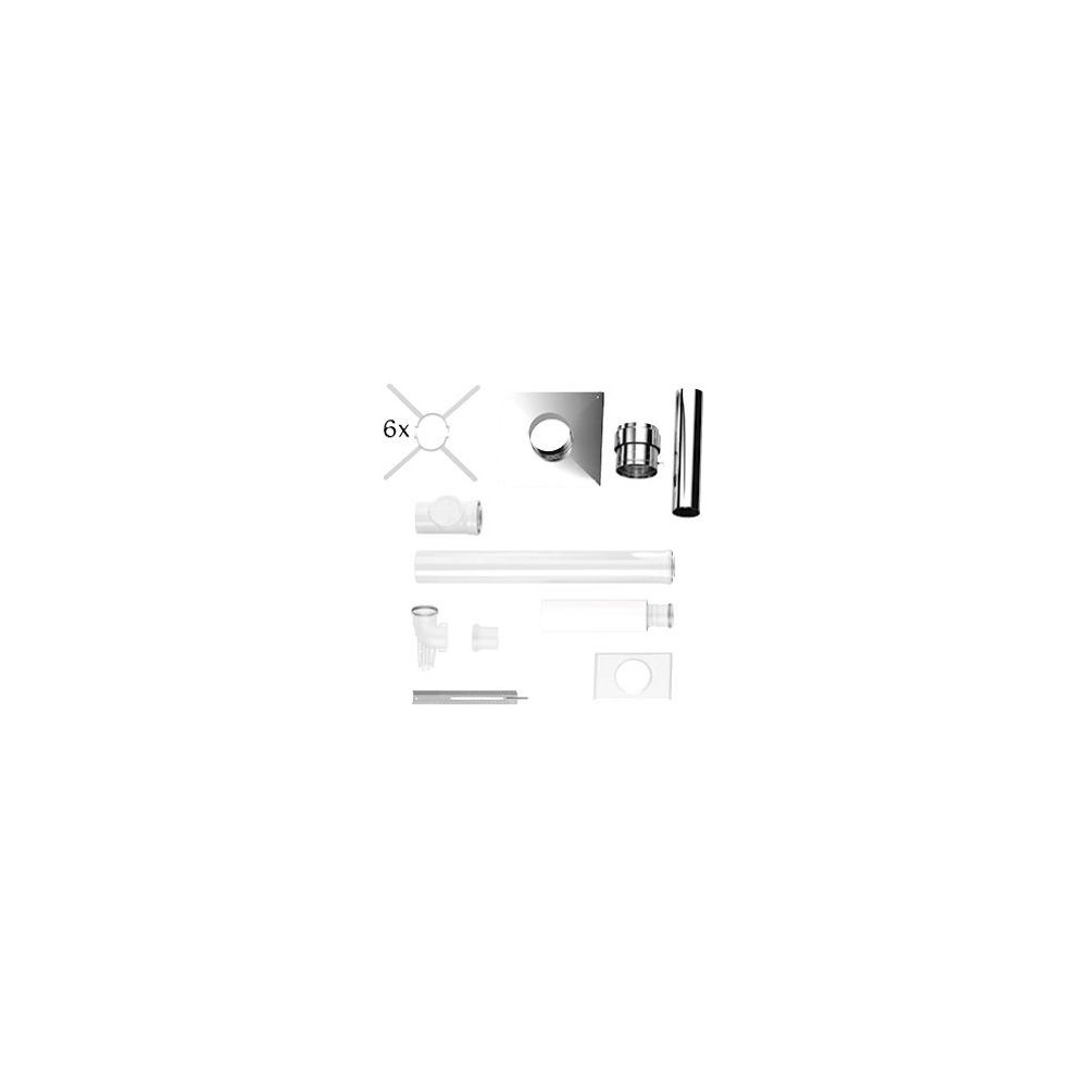 Buderus Grundbausatz GA-K, d. 80/125mm Edelstahl, für Wärmeerzeuger mit KAS nach hi... BUDERUS-7738112743 4062321056377 (Abb. 1)