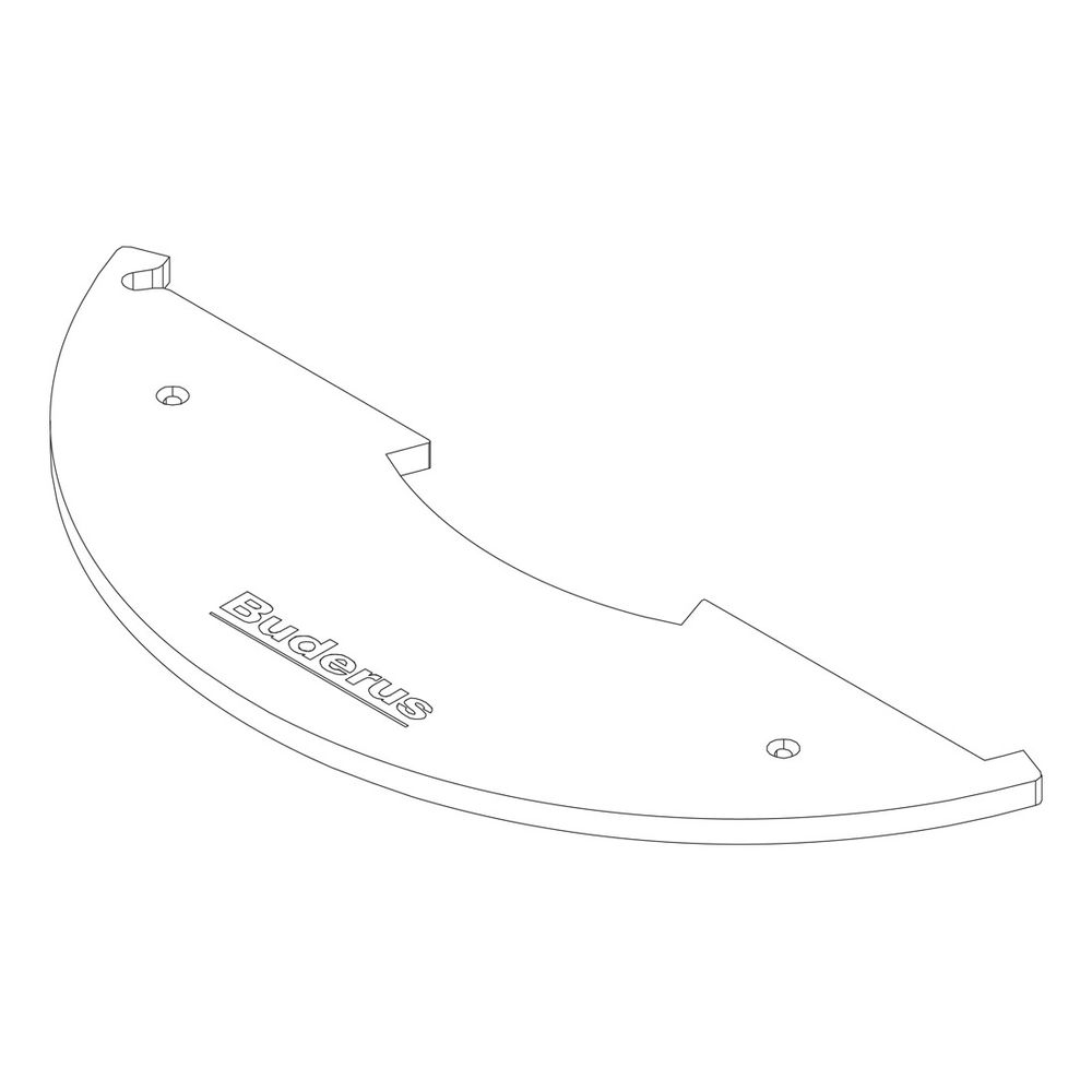 Buderus Schieberblende mit Symbole... BUDERUS-8732926134 4057749970893 (Abb. 1)