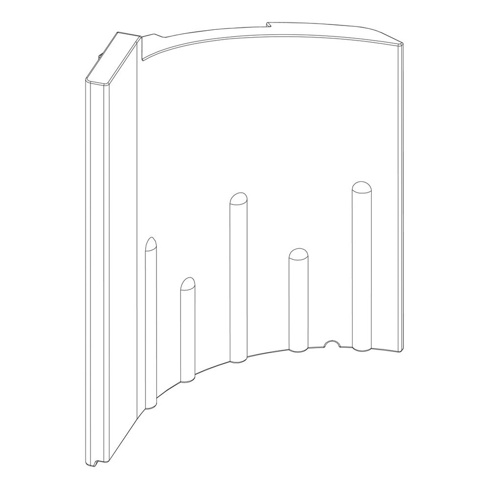 Buderus Seitenstein links oben, 8732926165... BUDERUS-8732926165 4057749971203 (Abb. 1)