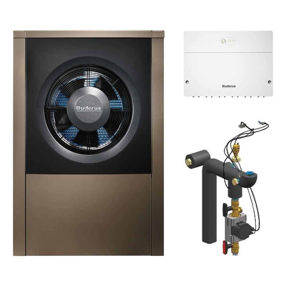 Buderus Logaplus Hybrid-Set Wärmepumpe WLW196i-6 AH, KM R410A für Gas-Brennwertgerä... BUDERUS-7736604285 4062321282363 (Abb. 1)