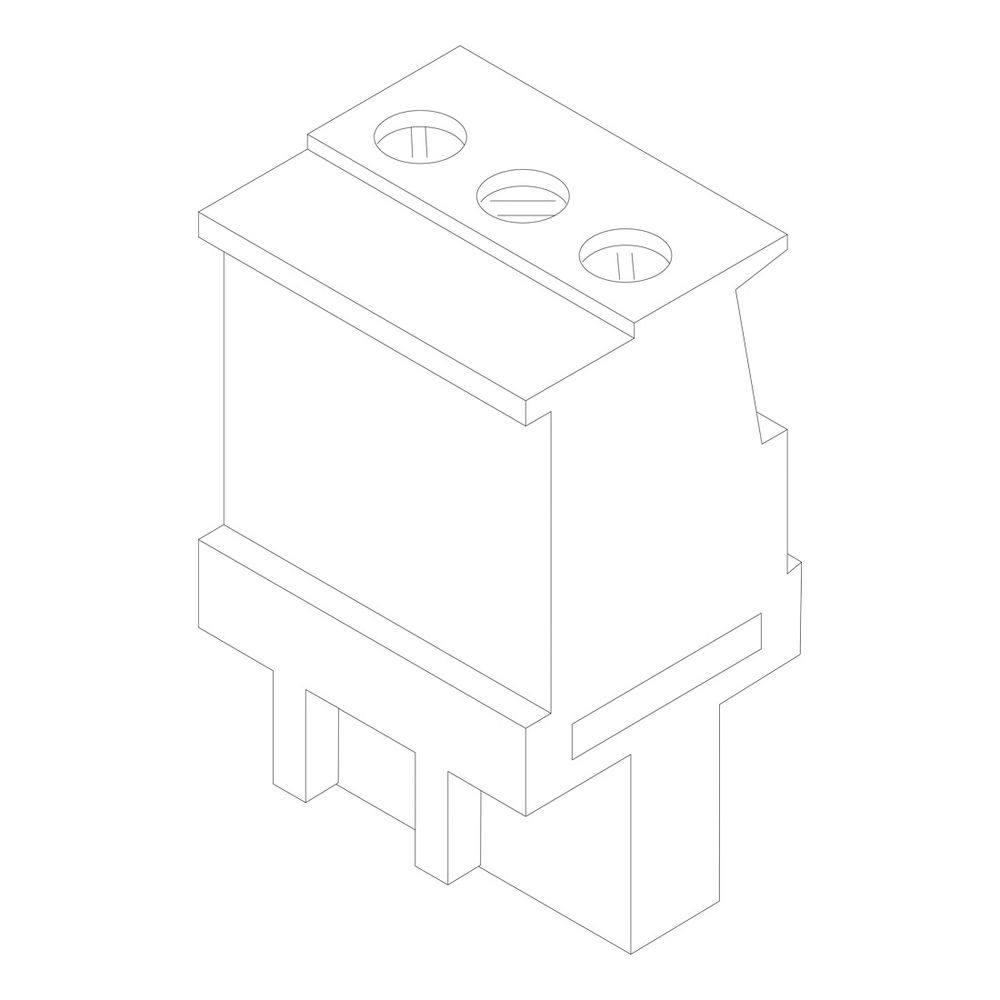 Buderus Anschlussklemme 3-polig FV/FR, Ockerbraun... BUDERUS-8718585577 4051516451875 (Abb. 1)