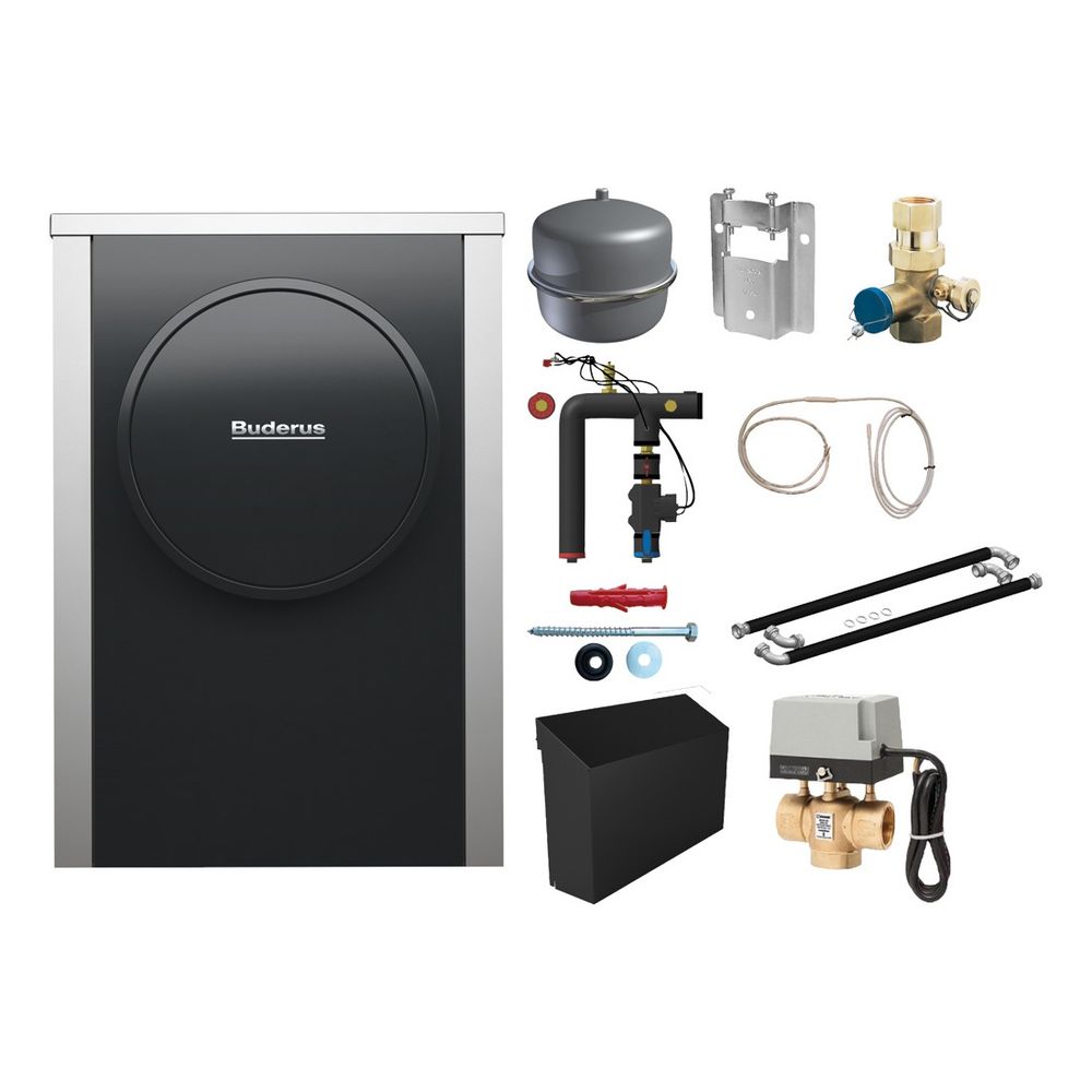 Buderus Logaplus Wärmepumpe WLW196i-6 KM R410A plus WB ODU6.2i S plus, HW-Set HYC25... BUDERUS-7739621283 4062321600143 (Abb. 1)