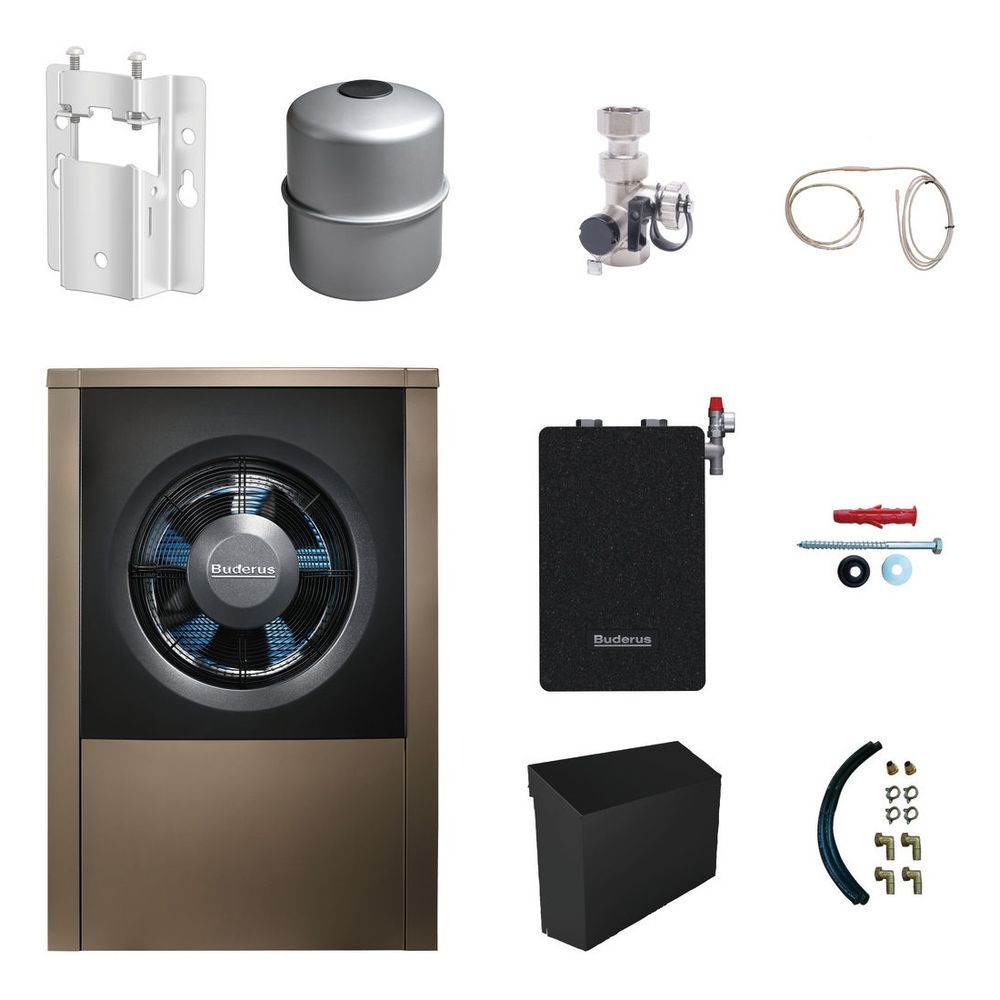 Buderus Logaplus Wärmepumpe WLW196i-6 KM R410A WB ODU6.2i, HB-Set HYC25, INPA mit A... BUDERUS-7739621278 4062321600099 (Abb. 1)