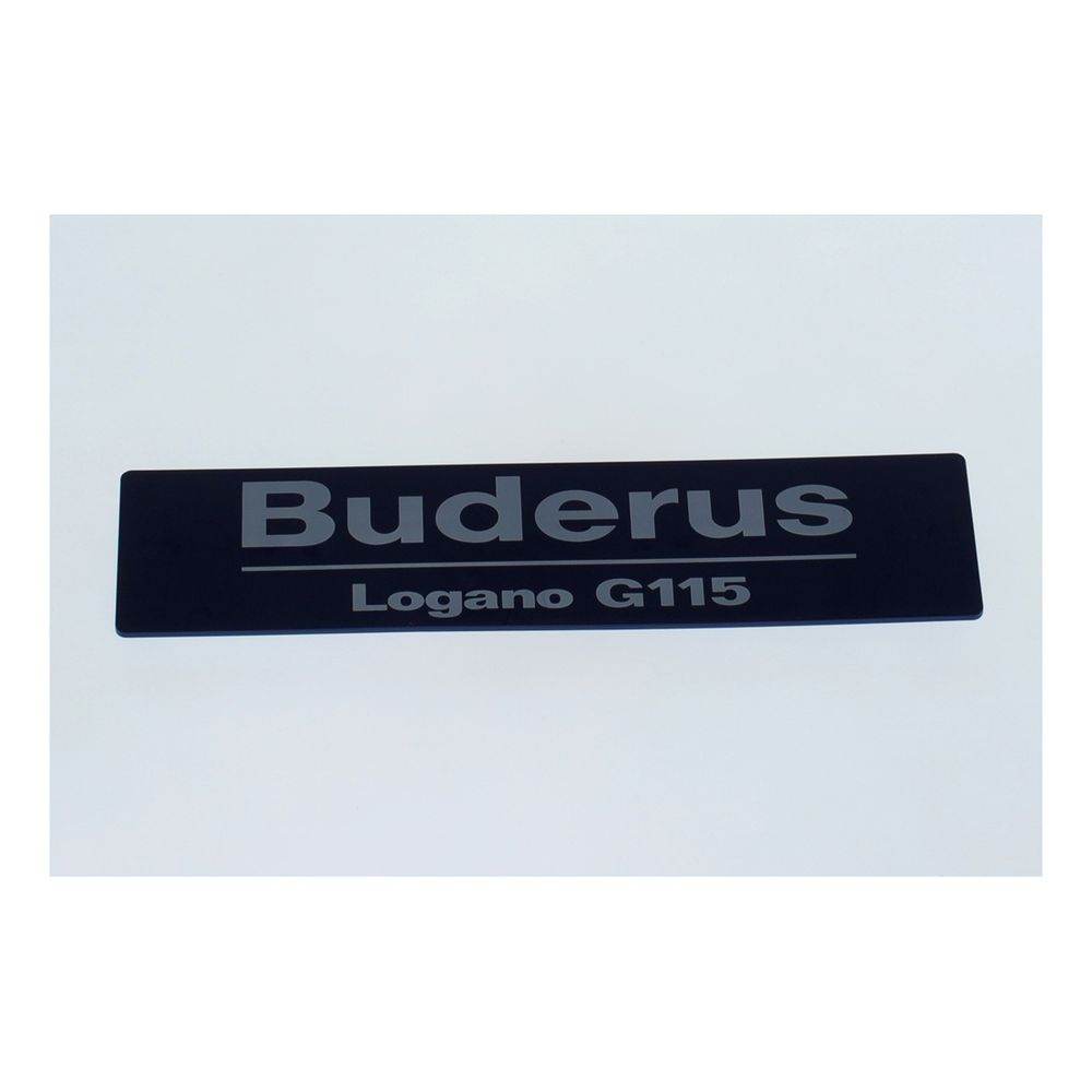 Buderus Geräteschild Logano G115, 67902824... BUDERUS-67902824 4047416086927 (Abb. 1)