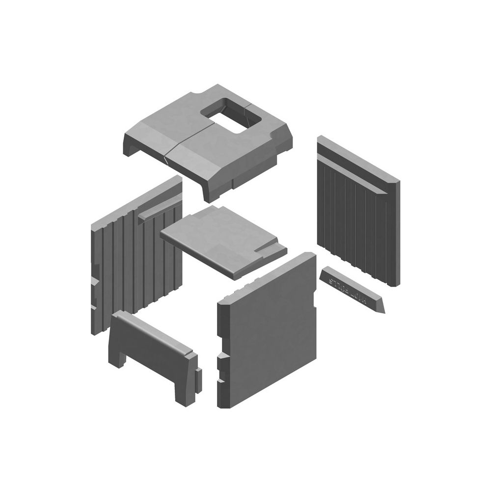 Buderus Satz Schamottesteine H107/H komplett... BUDERUS-63041429 4051516852740 (Abb. 1)