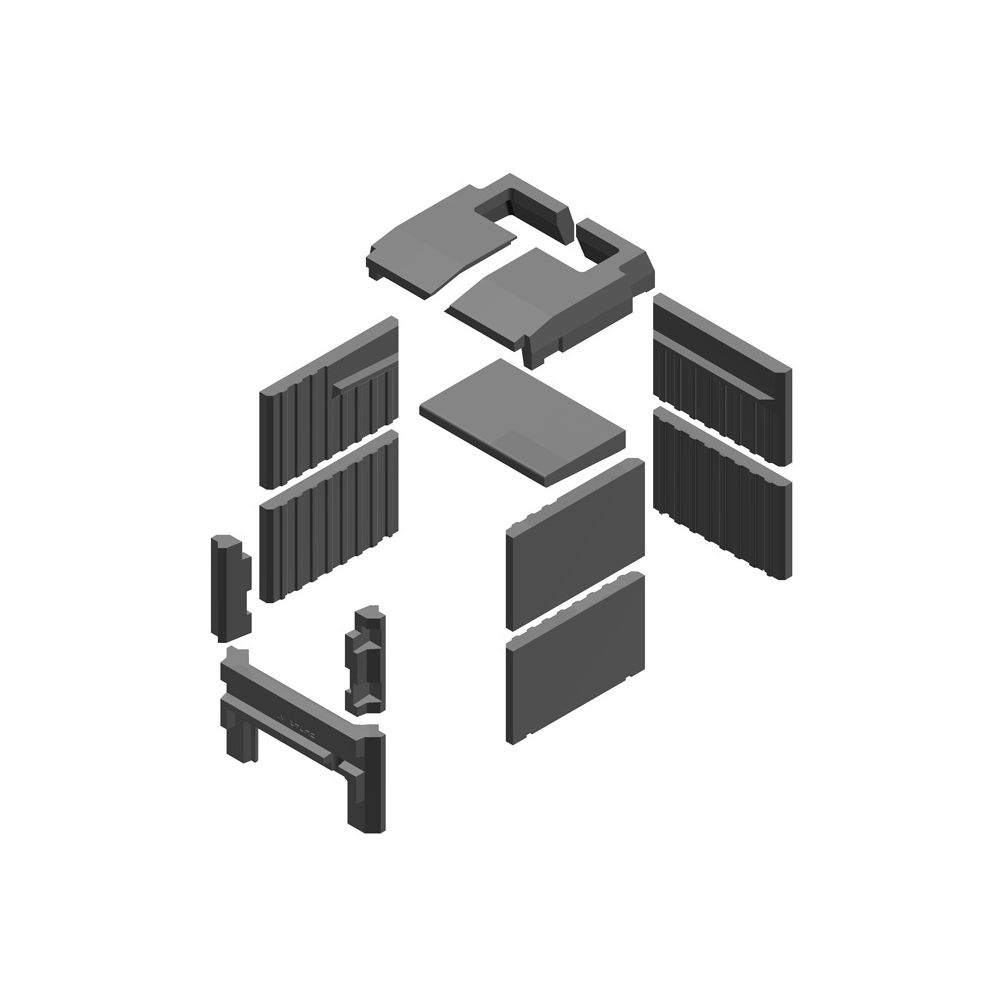 Buderus Satz Schamottesteine H207/H komplett... BUDERUS-63041430 4051516852757 (Abb. 1)