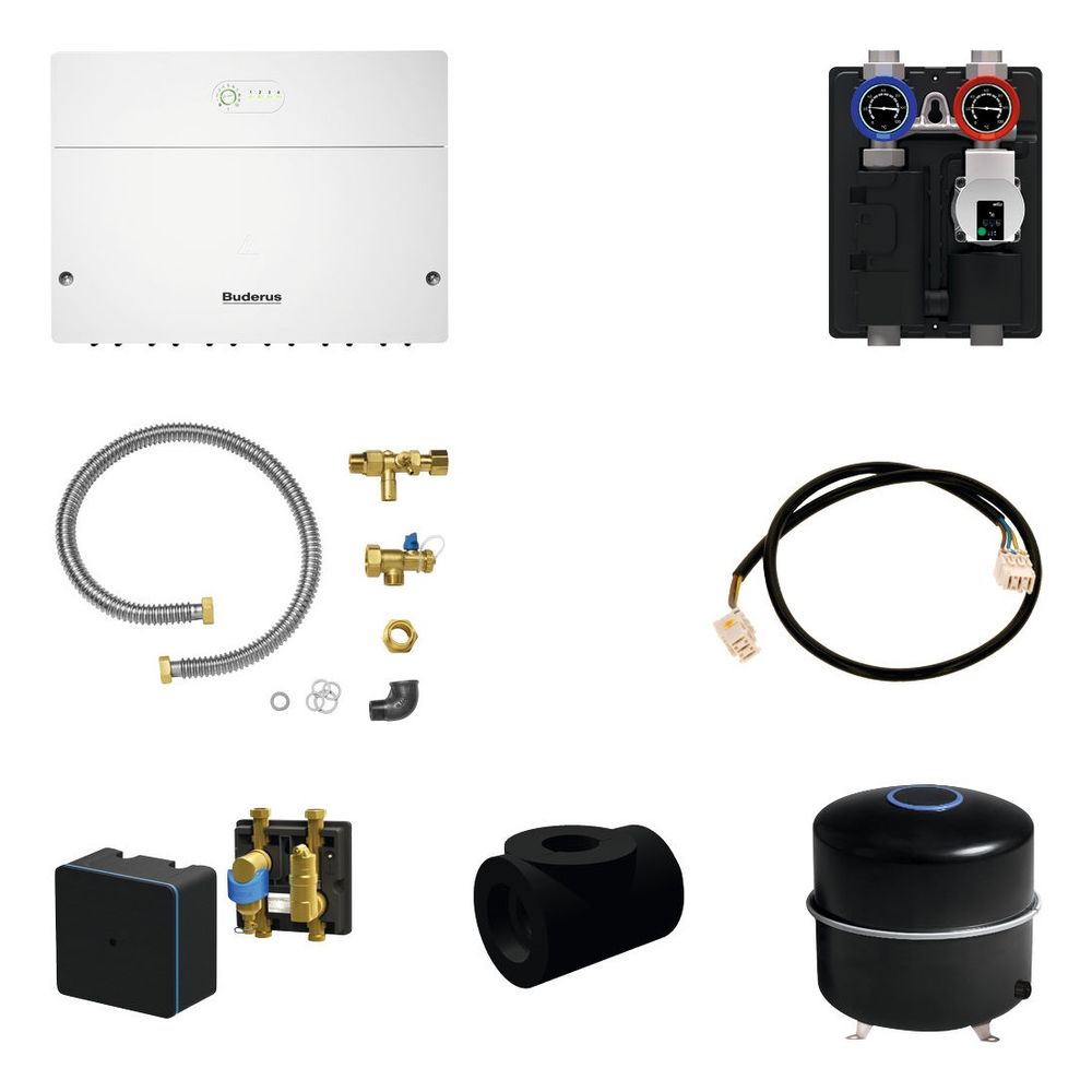 Buderus Logaplus MZ HF-Set, Gas-Brennwertgerät KB192/195 HF-Set HYC25-2, HS25-6, BU... BUDERUS-7739623613 4062321877262 (Abb. 1)