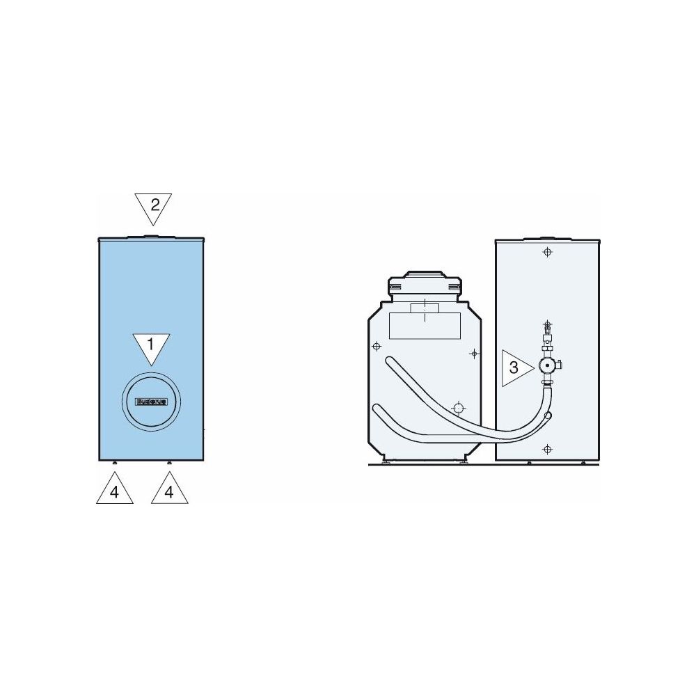 Buderus Thermometer-Set mit Gehäuse BHG... BUDERUS-5236210 4051516206949 (Abb. 2)