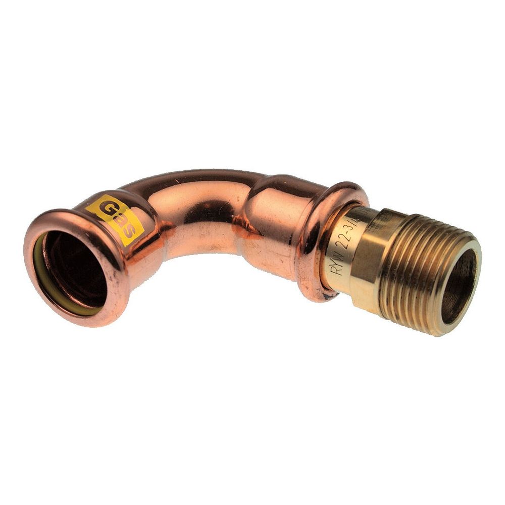 Buderus Logafix Rotguss Gas Übergangswinkel 90 Grad Innen/Außengewinde 54mm x R 2" ... BUDERUS-7738326798 4057749636836 (Abb. 2)