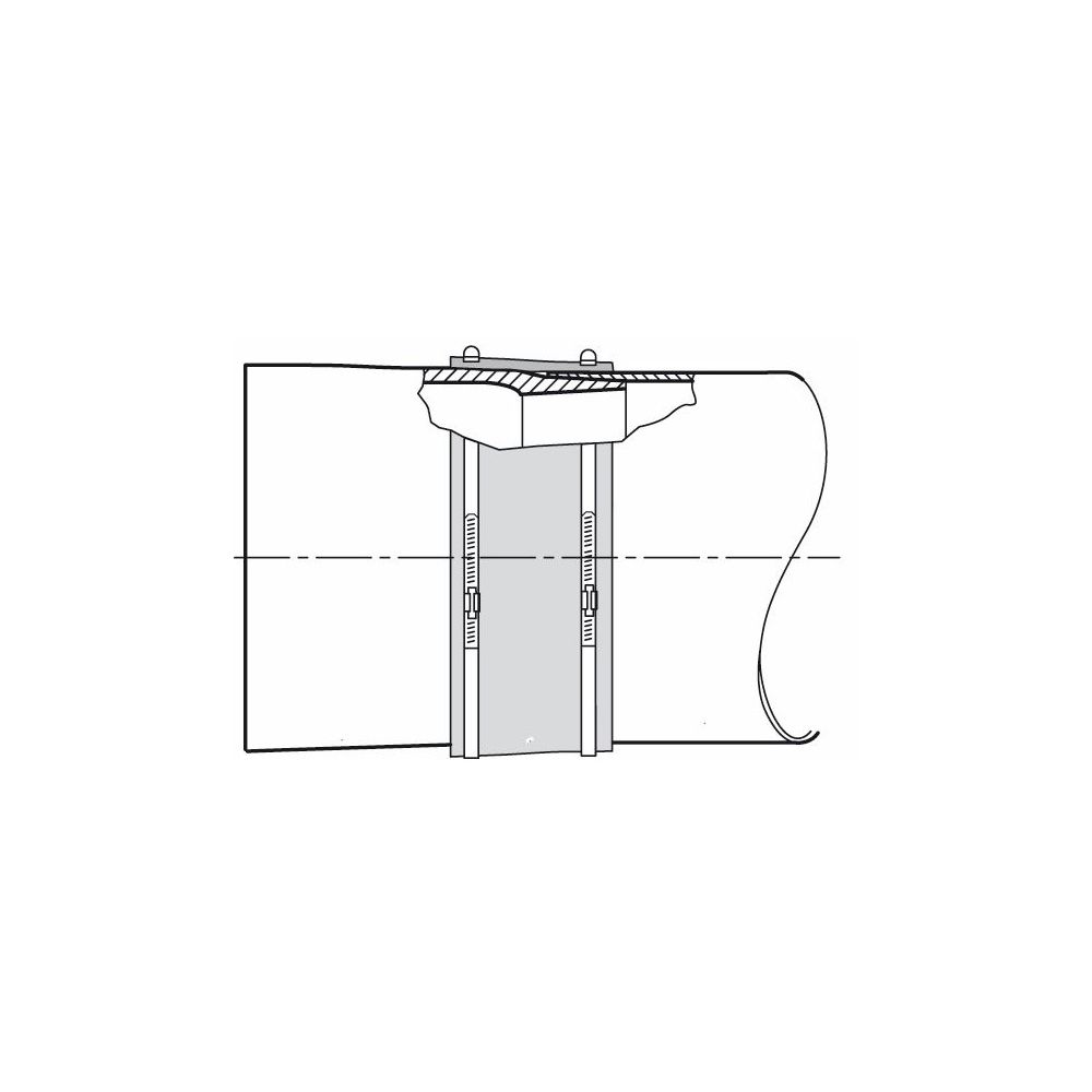 Buderus Abgasrohr-Abdichtmanschette DN 180... BUDERUS-5354014 4010009952909 (Abb. 1)