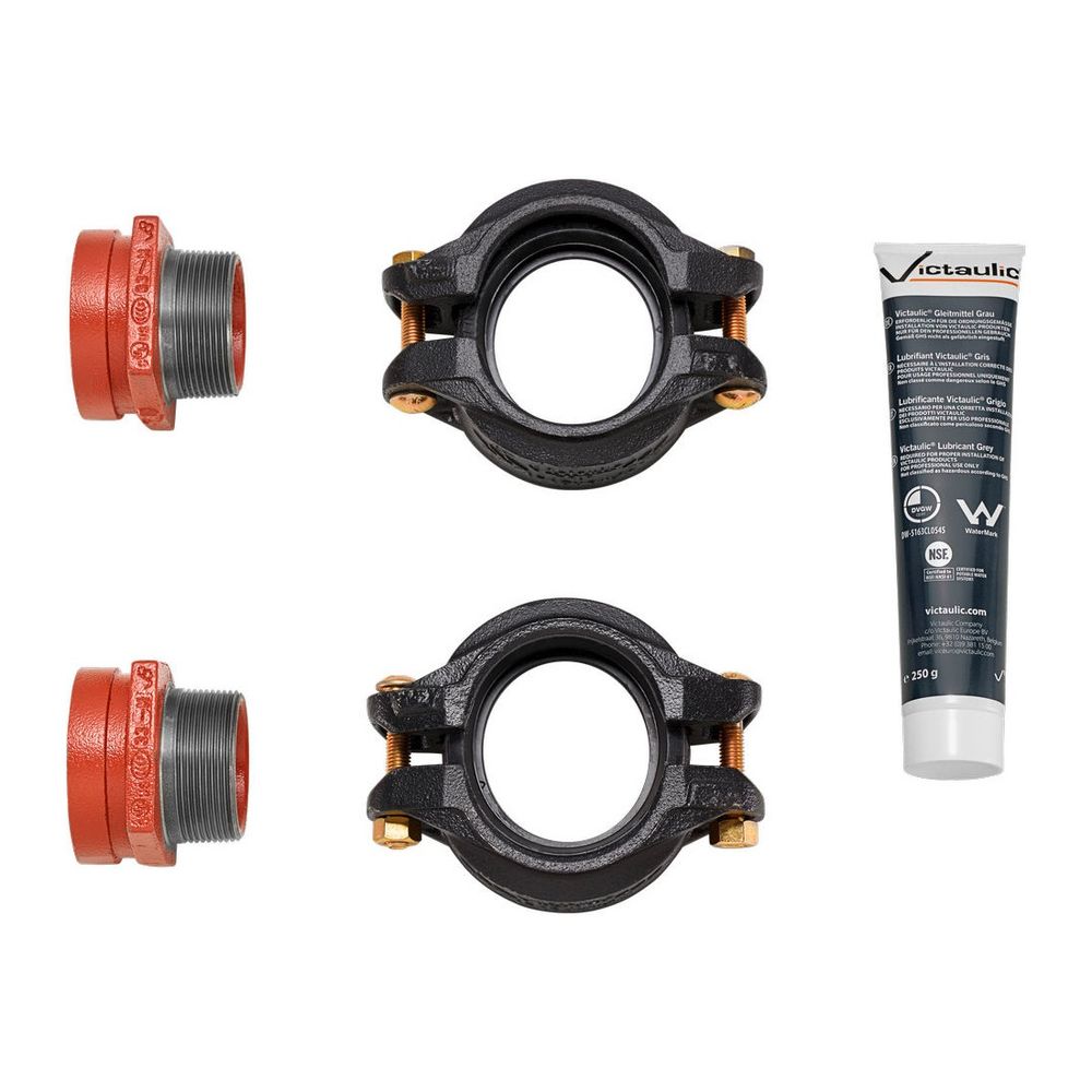 Buderus Adapter Victaulic DN 65 auf R2, 2 Stück... BUDERUS-7736702364 4062321736613 (Abb. 1)