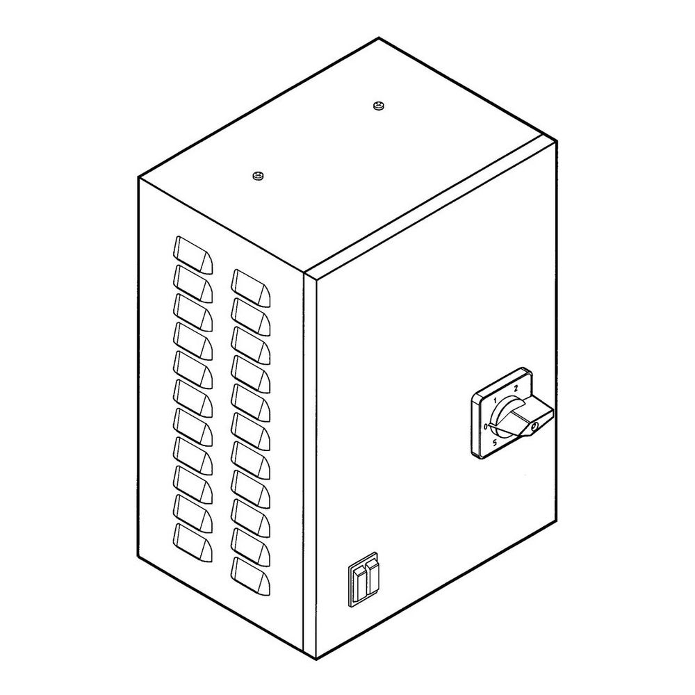 Buderus 5-Stufen-Drehstromschalter 2A Typ 30751... BUDERUS-84603074 4031845111732 (Abb. 1)