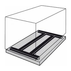 Buderus Kesselunterbau für GE315 6 Glieder... BUDERUS-5093032 4010009946496 (Abb. 1)