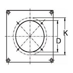 Buderus Brennerplatte GE515, 320x320mm Brennerloch 140, Lochkreis 170, M8... BUDERUS-5330330 4010009227199 (Abb. 1)