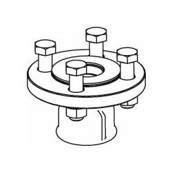 Buderus Adapter Sicherheitsventil GB402 zum Anschluss Feder-Sicherheitsventil... BUDERUS-7747312071 4051516928124 (Abb. 1)