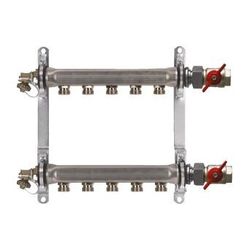 Buderus Logafloor Heizkreis-Verteiler HVE-EE-BK Heizkreisverteiler Edelstahl, 6 Kreis... BUDERUS-80425446 4026115216514 (Abb. 1)