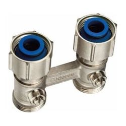 Buderus Logafix Hahnblock ECK G3/4" x G3/4" Außengewinde, ohne Voreinstellung... BUDERUS-7738317847 4054925272833 (Abb. 1)