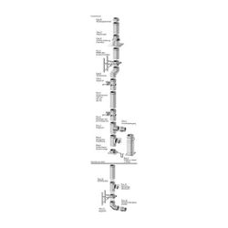 Buderus Bausatz Außenwand Edelstahl Brennwert DN 350... BUDERUS-7736613123 4047416384740 (Abb. 1)