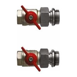 Buderus Logafloor Kugelhahn-Set KHSE 1x1... BUDERUS-80425310 4054925633832 (Abb. 1)