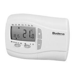 Buderus Logafloor Funk-Uhrenraumthermostat FRTU digital Anzeige, für Uhrzeit/Temper... BUDERUS-7747200989 4026115286005 (Abb. 1)