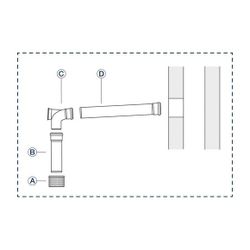 Buderus Grundbausatz GN, d. 80mm für Wärmeerzeuger mit KAS nach oben... BUDERUS-7738112563 4057749842039 (Abb. 1)