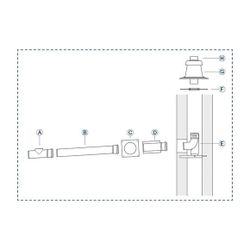 Buderus Grundbausatz GA, d. 80 für Wärmeerzeuger mit KAS nach hinten... BUDERUS-7738112752 4062321056438 (Abb. 1)