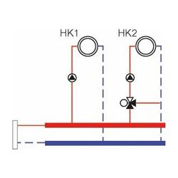 Buderus Logaplus Paket WE13.1, bis 25kW, 2 Heizkreise, WHY 80/60, V2/25/25, HS25/4,... BUDERUS-7739607559 4054925714890 (Abb. 1)