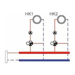 Buderus Logaplus Paket WE16.1 bis 25kW 2 Heizkreis WHY 80/60 Heizkreis V 2/25 2xHSM... BUDERUS-7739607562 4054925714920 (Abb. 1)