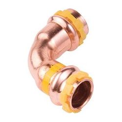 Buderus Logafix Kupfer Gas Bogen 90 Grad Innen/Innen 22mm mit V-Kontur... BUDERUS-7738327298 4057749641724 (Abb. 1)
